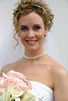 Bride in white dress