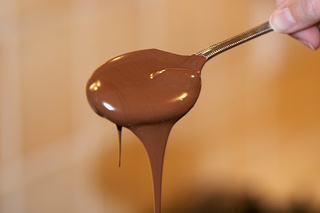 Spoon full of chocolate 