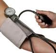 Checking blood pressure 