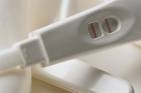 A pregnancy test