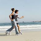 People walking in the beach